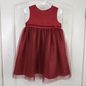 Gymboree Red Party Dress with Matching Cardigan